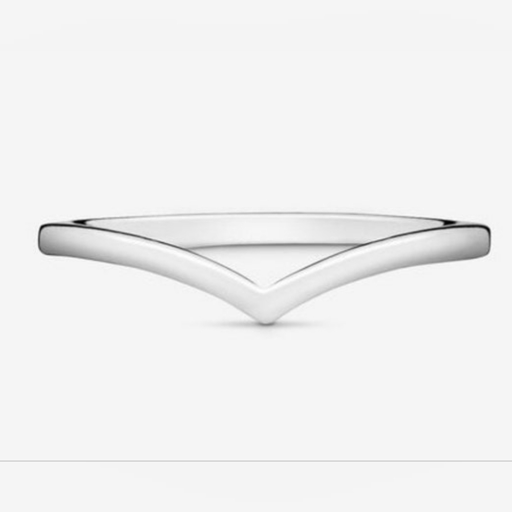 925 Sterling Silver Wishbone Ring